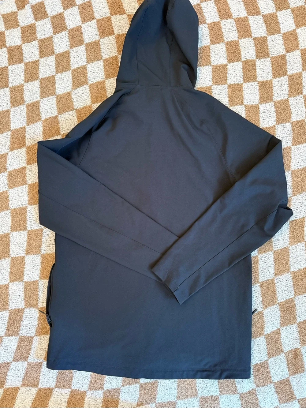 NWOT Nike Men's Black Hooded Full-Zip Dri-Fit Jacket